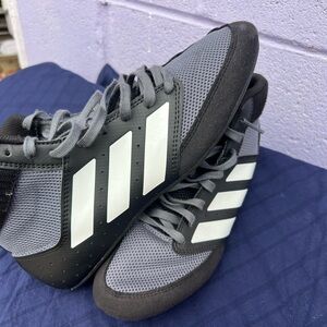 Adidas women’s Gray and Black Athletic Shoes